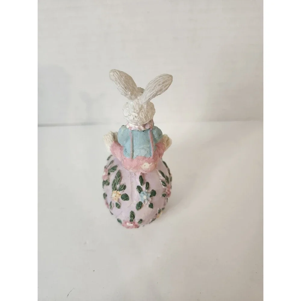 Bunny On An Easter Egg